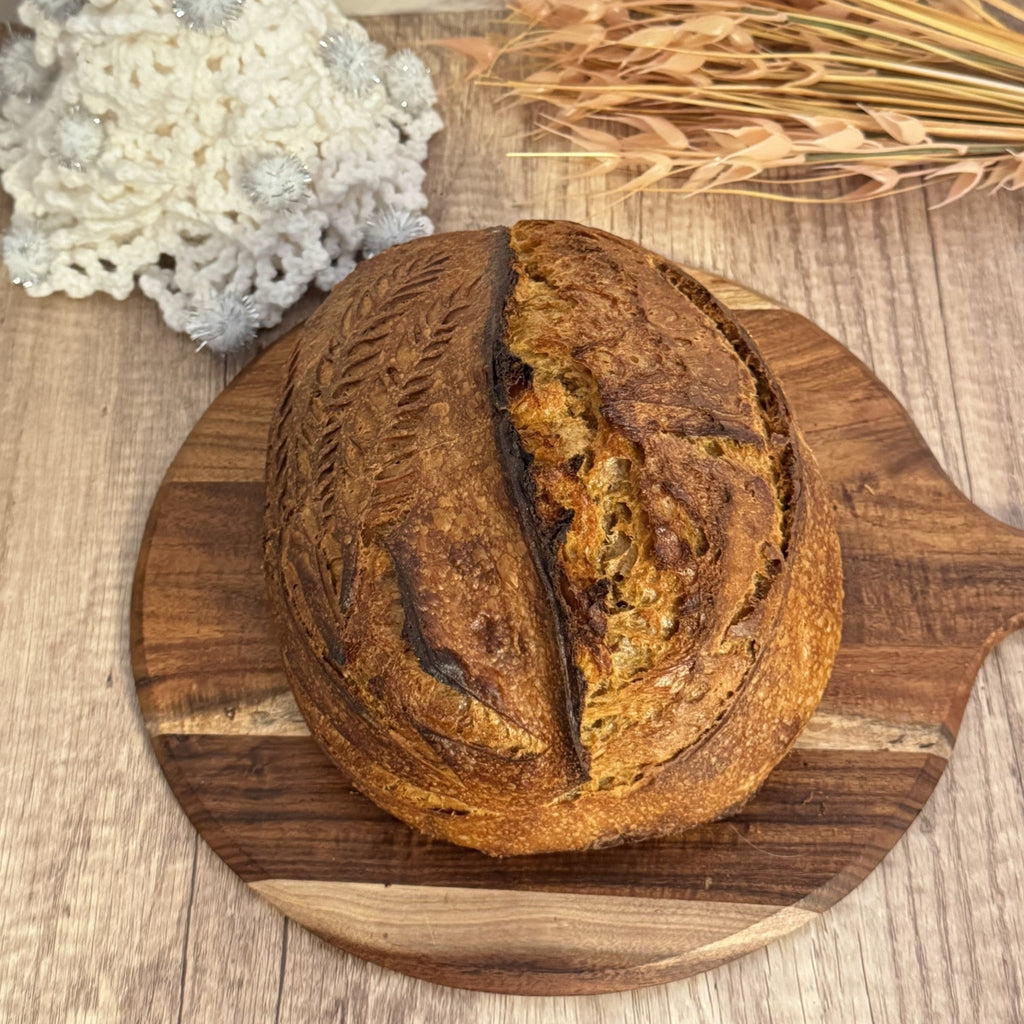 MicroBites Ginger Sourdough Loaf | Fresh Home Baked