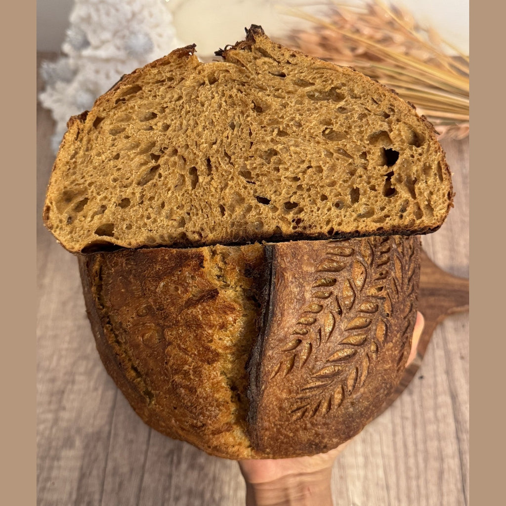 MicroBites Ginger Sourdough Loaf | Fresh Home Baked