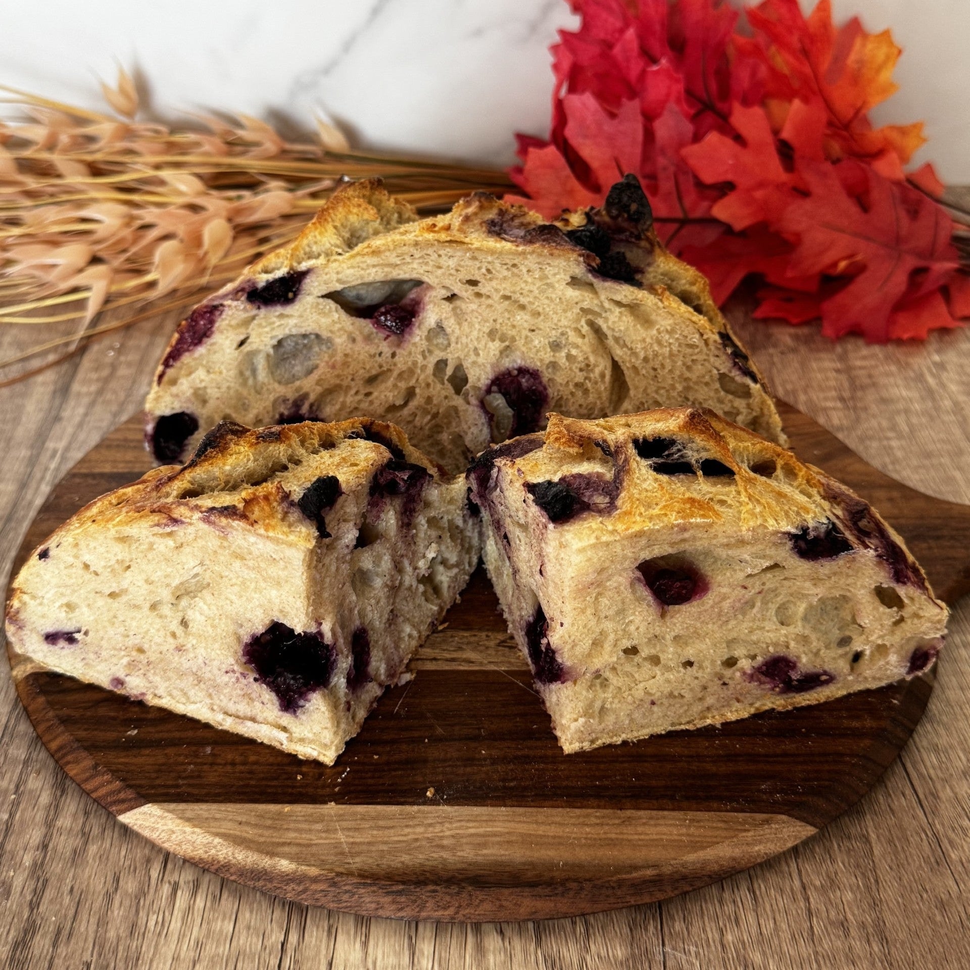 MicroBites Lemon Blueberry Sourdough Loaf | Fresh Home-Baked